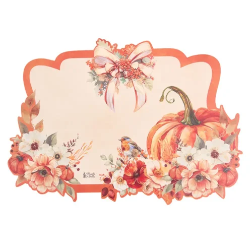 Tovaglietta americana in vinile con zucche Racconti d’Autunno 50 x 35,8 cm