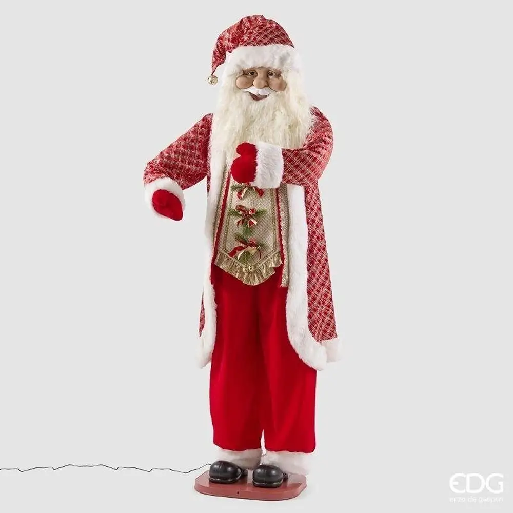 EDG Babbo Natale danzante con musica H183 cm - immagine 3
