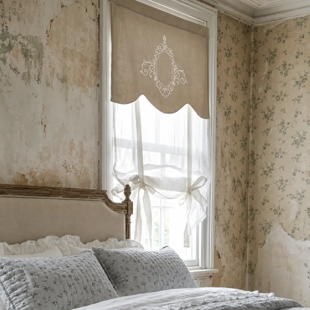 Blanc Mariclò Tendina Soffio in Lino e Cotone 60x120 cm - immagine 2