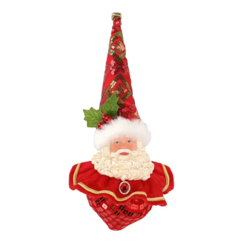 Alternative view of Timstor Babbo Natale Decorativo da appendere H 30 cm