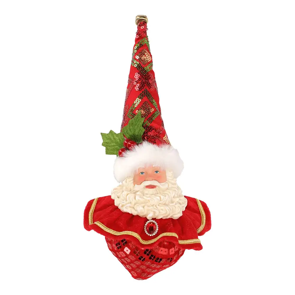 Timstor Babbo Natale Decorativo da appendere H 30 cm - immagine 2
