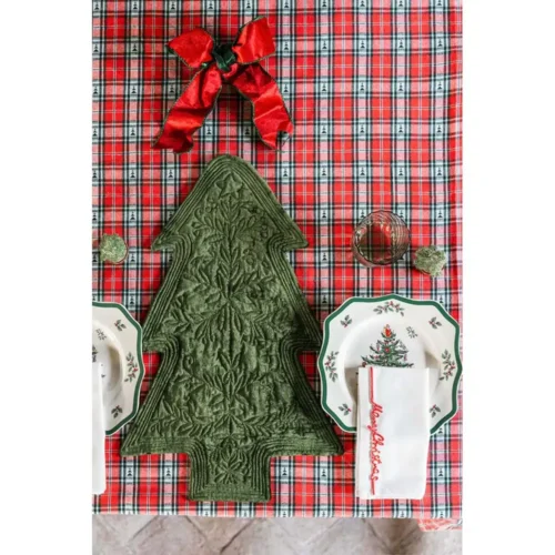 Blanc Mariclò Set 4 Tovaglioli Merry Christmas 40x40 cm - immagine 4