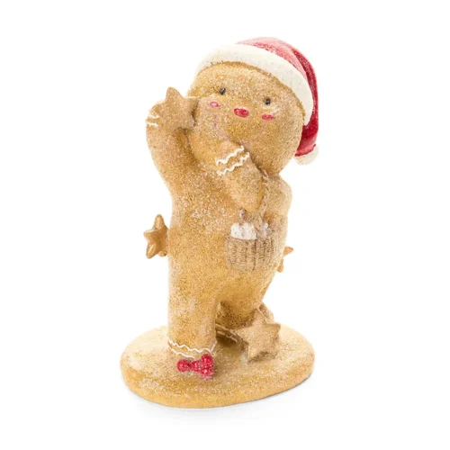 Nuvole di Stoffa Gingerbread con stelle in resina 20 cm