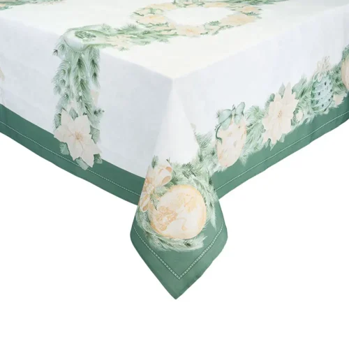 Alternative view of Nuvole di Stoffa Tovaglia Silent Gold in cotone 160 x 320 cm
