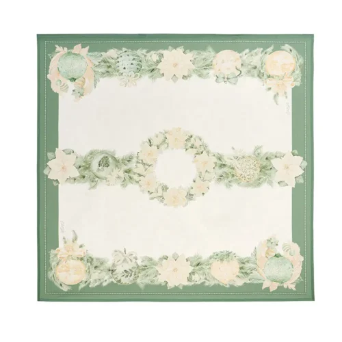 Nuvole di Stoffa Centro tavola Silent Gold in cotone 120 x 120 cm