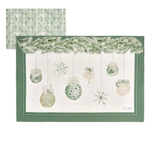 Nuvole di Stoffa Tovaglietta americana Silent Gold palline in cotone 33 x 50 cm