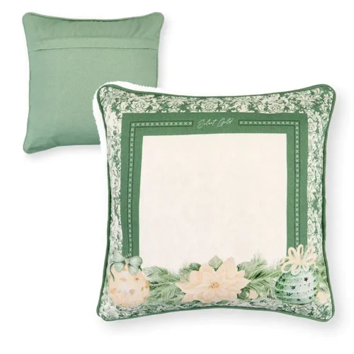 Nuvole di Stoffa Cuscino arredo Silent Gold riquadro 40 x 40 cm