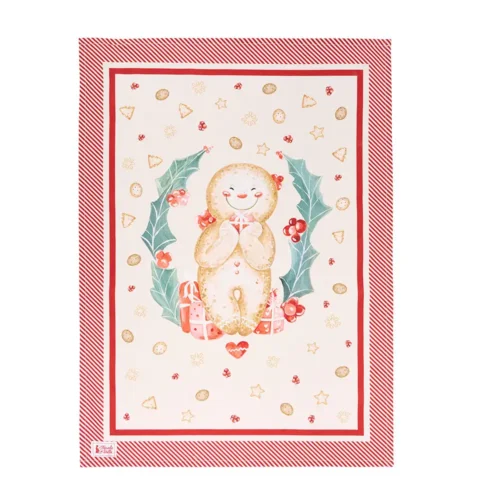 Nuvole di Stoffa Strofinaccio Delicious Christmas con stella in cotone 50 x 70 cm