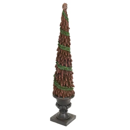 Nuvole di Stoffa Albero decorativo di pigne in resina 70 cm