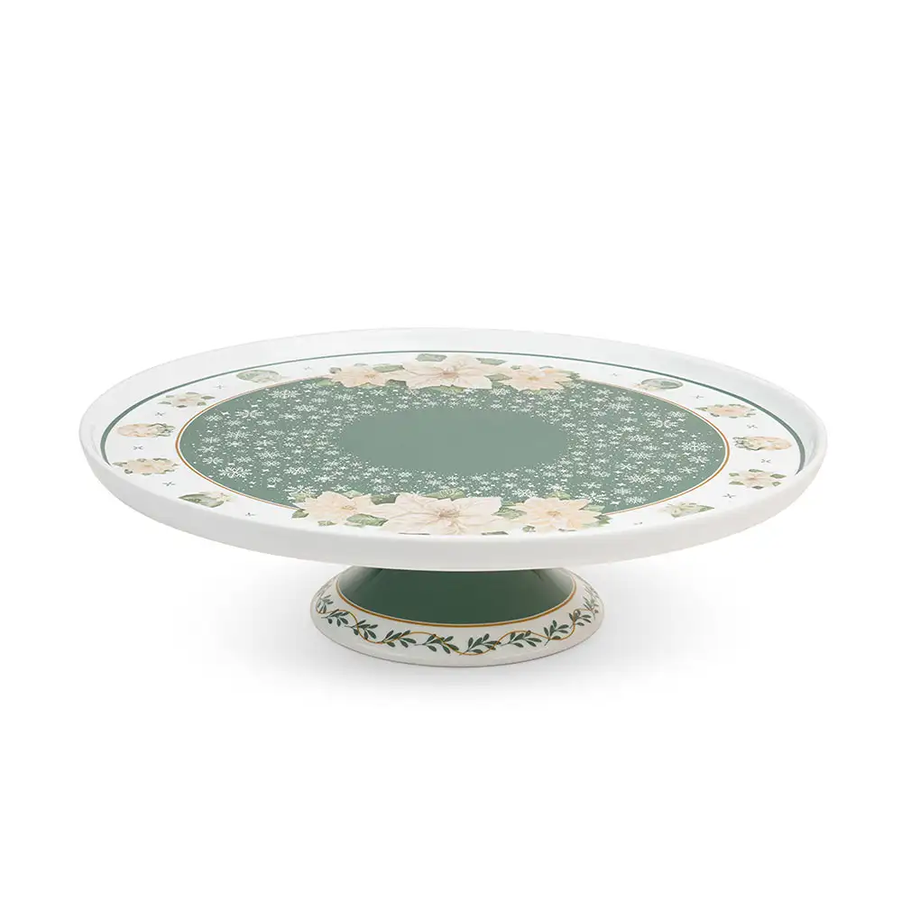 Nuvole di Stoffa Alzatina Silent Gold in ceramica diametro 32 cm