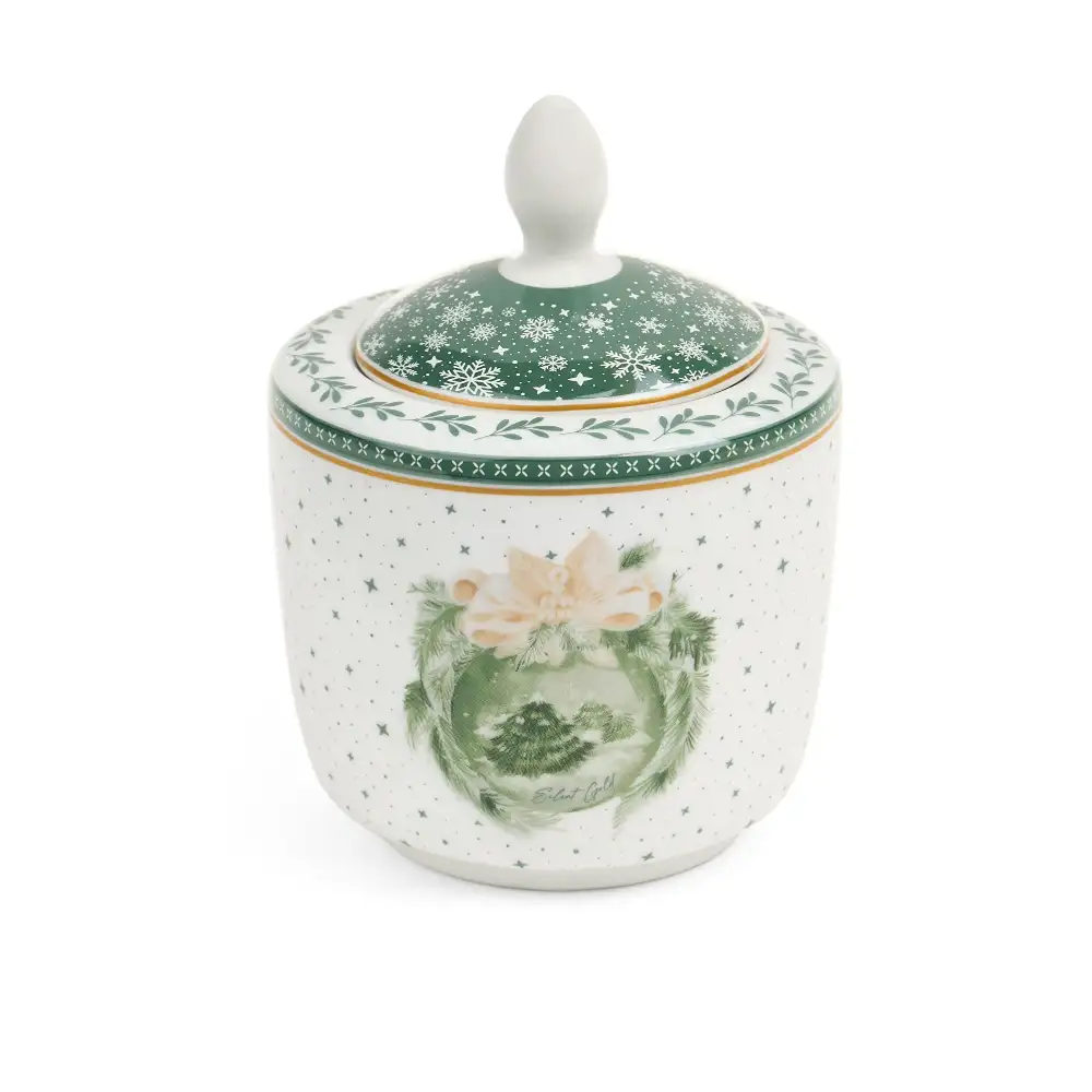 Nuvole di Stoffa Zuccheriera Silent Gold in ceramica 350 ml con scatola