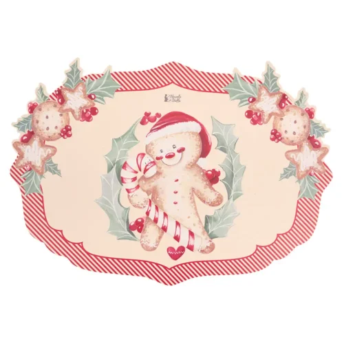Nuvole di Stoffa Tovaglietta americana Delicious Christmas in vinile 51 x 38 cm