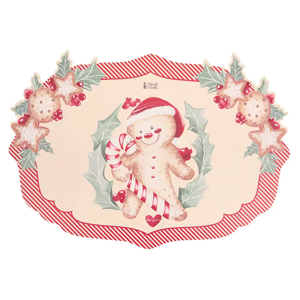 Nuvole di Stoffa Tovaglietta americana Delicious Christmas in vinile 51 x 38 cm