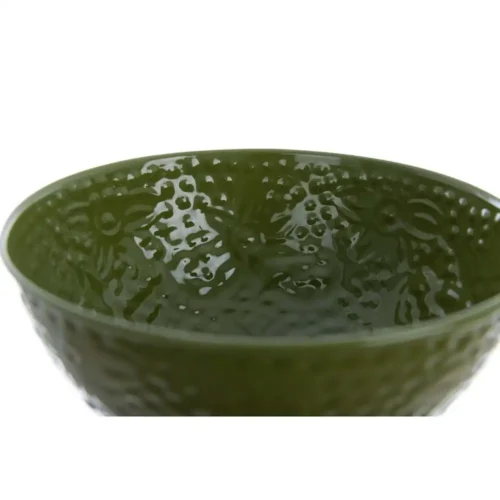 Centre de table Oliva Blanc Mariclo en métal émaillé 22 × 15 cm – Image 3