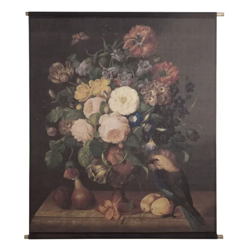 Tela floreale Sogni su tela Blanc Mariclò 125 × 145 cm - immagine 2