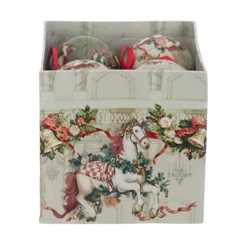 Blanc Mariclò Set 8 Sfere Calessi e Calessini Ø 6 cm - immagine 4