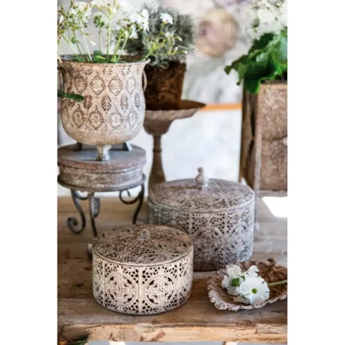 Alternative view of Set 2 barattoli decorativi Blanc Mariclò Antica Officina