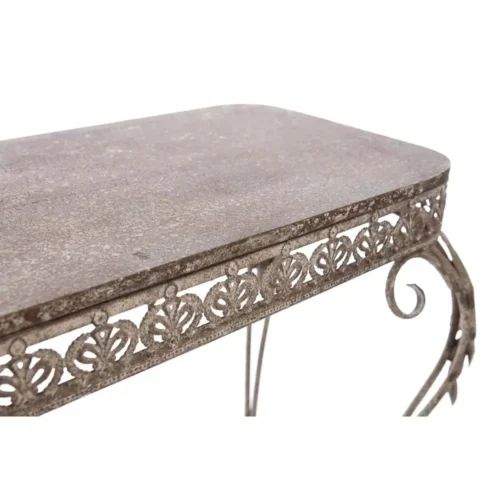 Consola de metal «Blanc MariClo» de Mariclò Antica Officina, 92 cm - Imagen 3