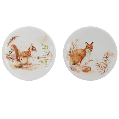 Set de 2 assiettes à dessert Blanc Mariclò Octavia 21 cm – Image 3