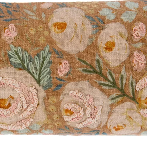 Alternative view of Cuscino ricamato Blanc Mariclò Bloom Collection 35 × 90 cm