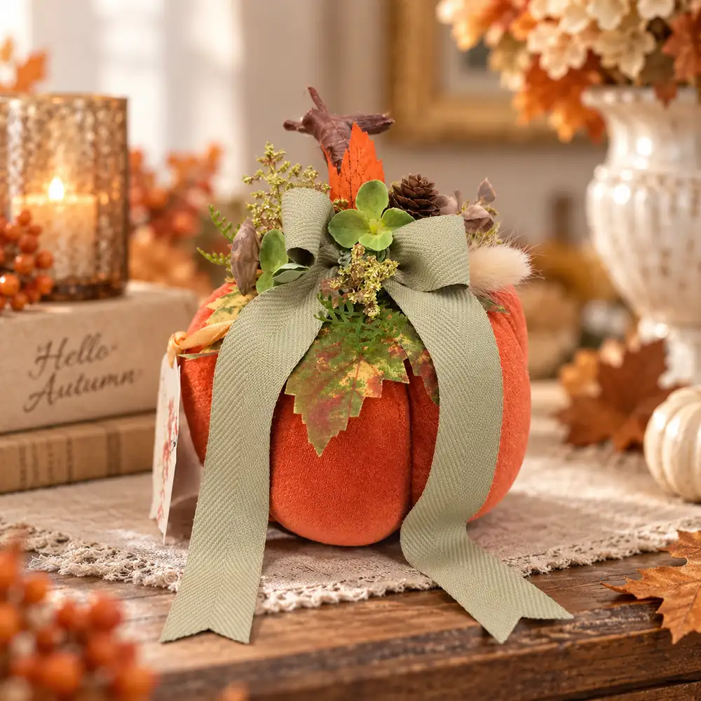 Madame Fioccò Zucca Regina d’Autunno H 14 cm