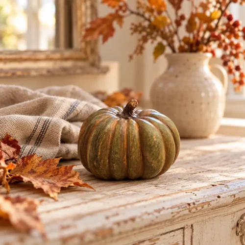 Nuvole di Stoffa Zucca piccola Racconti D'Autunno in resina 8,8 cm