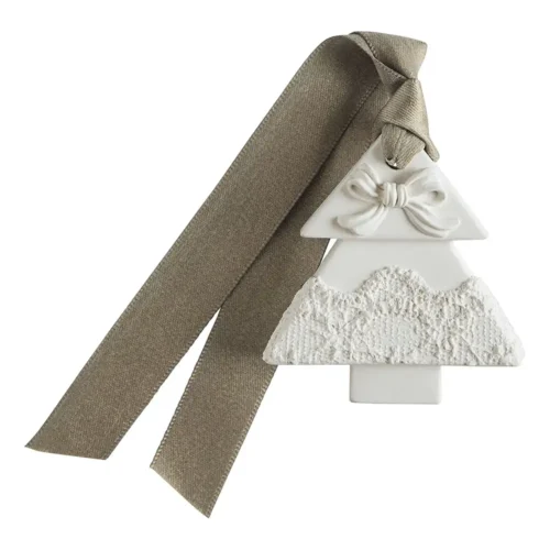 Mathilde M. Coffret 2 décorations parfumées Sapin et Nœud Rubans de Fête - Musc Irisé – Image 4