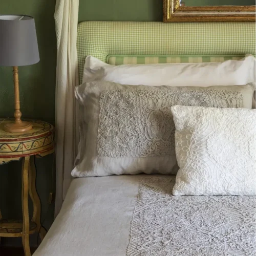 Chez Moi Set Lenzuolo con Coppia Federe Ortigia in Puro Lino o Percalle - immagine 3