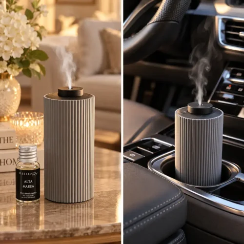 Diffuseur de parfum à haute pression Mini Tower Dessenze LAB gris anthracite