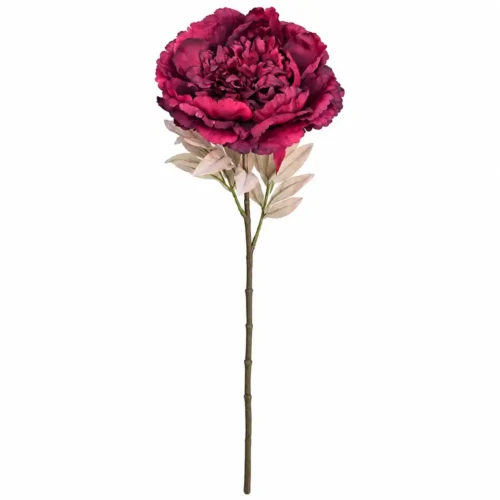 Alternative view of Fiori di Lena Branche de Pivoine Amarante Real Touch 80 cm (Copia)