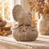 Blanc Mariclò Tacchino su zucca Octavia 17 x 16 x H 22 cm