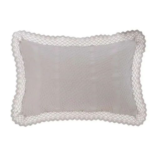 Blanc Mariclò Couvre-lit avec 2 taies d'oreiller beige 260 x 250 cm – Image 3